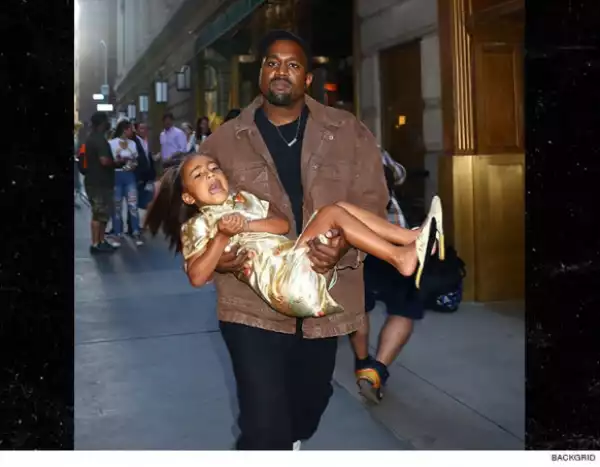Kanye West Bans Daughter, North, From Wearing Makeup